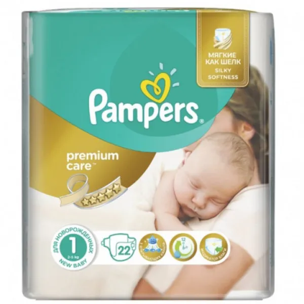 PAMPERS PELENE PREMIUM 1 22 kom. 