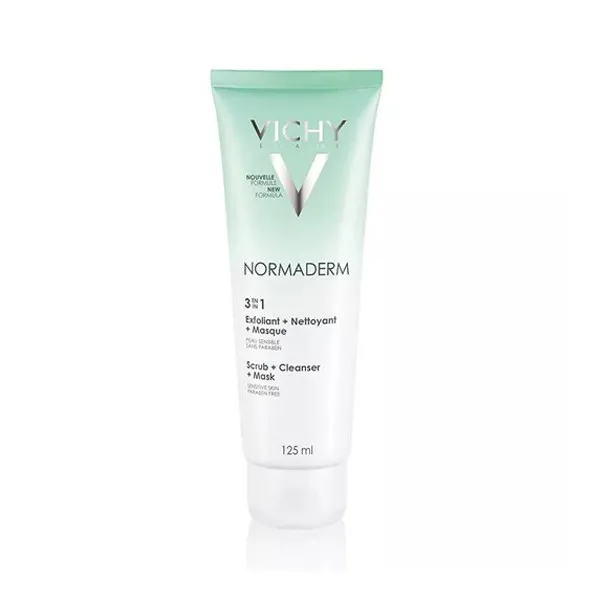 VICHY NORMADERM 3U1 KREMA ZA ČIŠĆENJE PILING MASKA 125 ML 