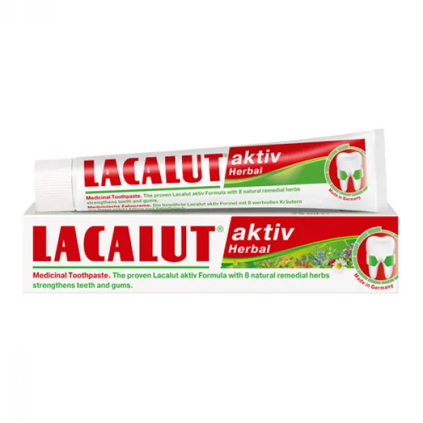 PASTA LACALUT ACTIV HERBAL 75 ml 