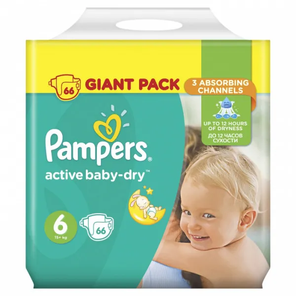 PAMPERS PELENE BR.6 66 kom. 