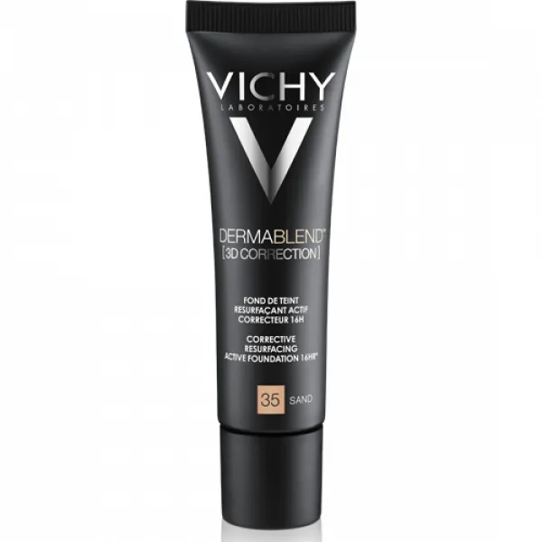 VICHY DERMABLEND 3D KOREKTIVNI PUDER ZA MASNU KOŽU 35 SAND 