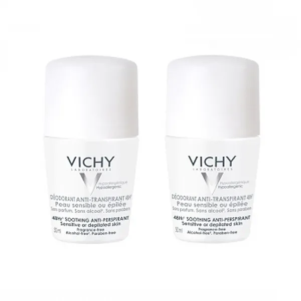 VICHY DÉODORANT Roll-on za osetljivu i depiliranu kožu, 50 ml PROMO 