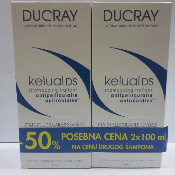 DUCRAY KELUAL DS ŠAMP.100ML DUO -50% NA DRUGI 