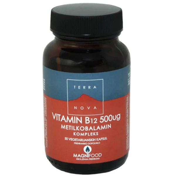 TERRA NOVA VITAMIN B12 kapsule 50X500mcg 