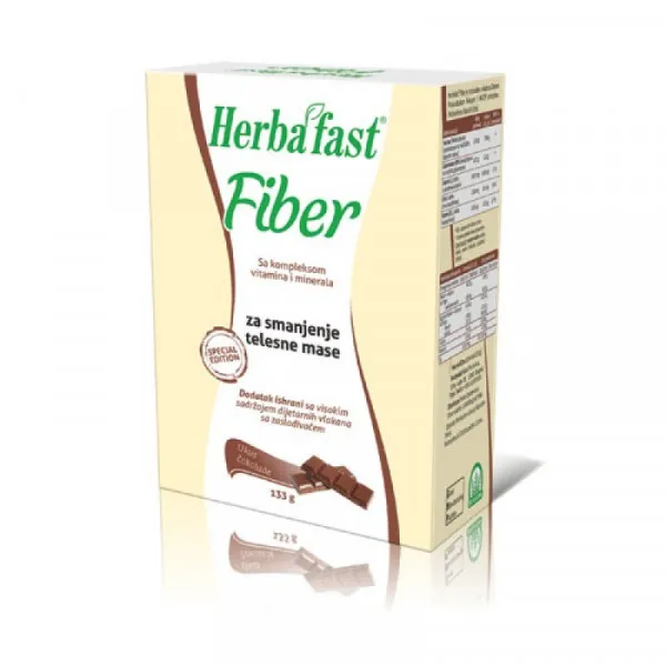 HERBAFAST FIBER ČOKOLADA 10 kesica 