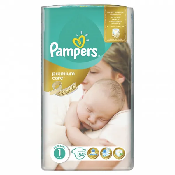 PAMPERS PELENE PREMIUM 1 54 kom. 