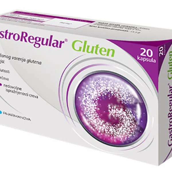 GASTROREGULAR GLUTEN 20 kapsula 