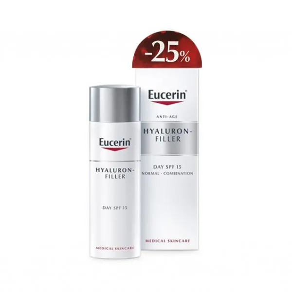 EUCERIN HYALURON-FILLER DNEVNA KREMA ZA KOMBINOVANU I MEŠOVITU KOŽU -25% 