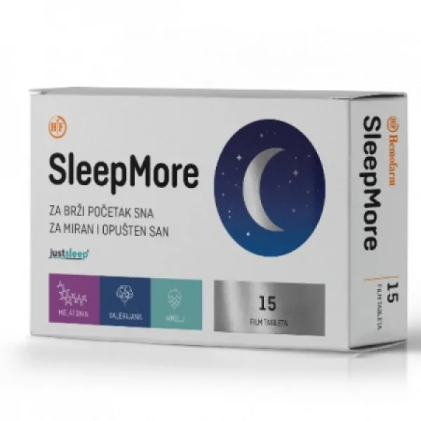 SLEEP MORE 15 film tableta 