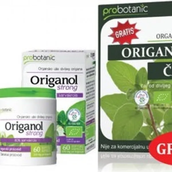 PROBOTANIC ORIGANOL STRONG 60  kapsula + GRATIS ORIGANO ČAJ 10 g 