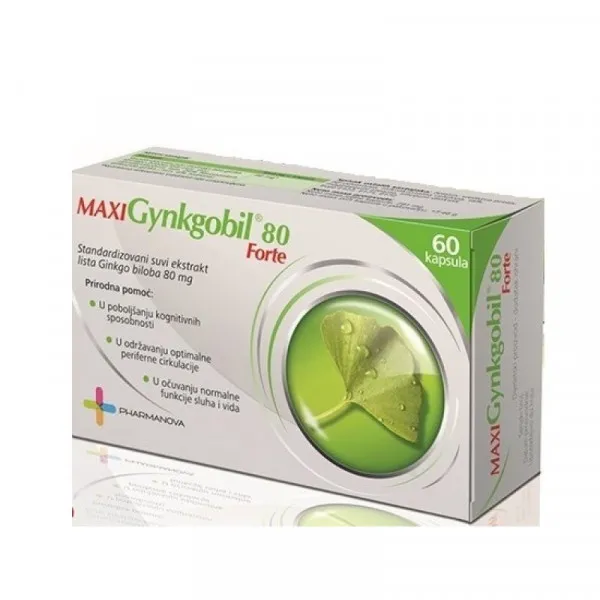 GYNKGOBIL MAXI FORTE 80mg 60 kapsula 