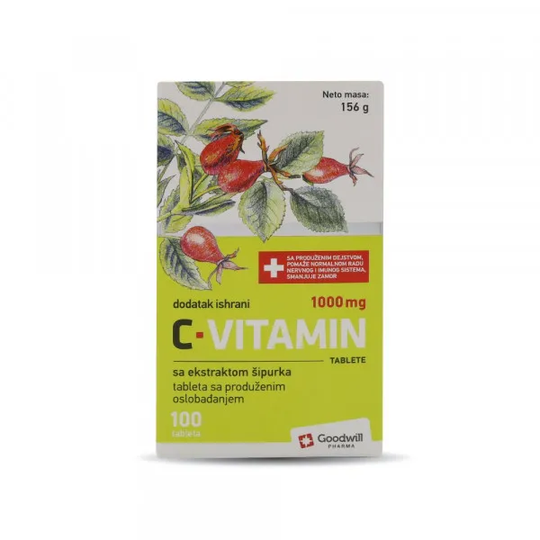 VITAWILL C-VIT.TBL 100X1000MG 