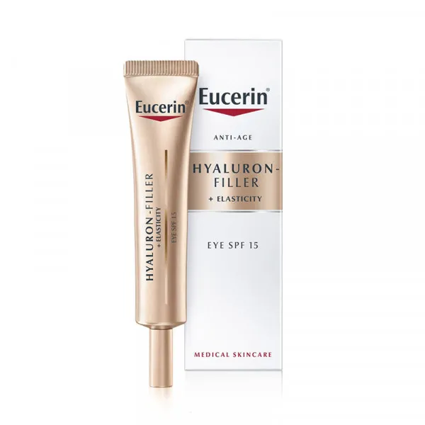 EUCERIN HYALURON FILLER+ ELASTICITY KREM OČI 15ML SPF15 