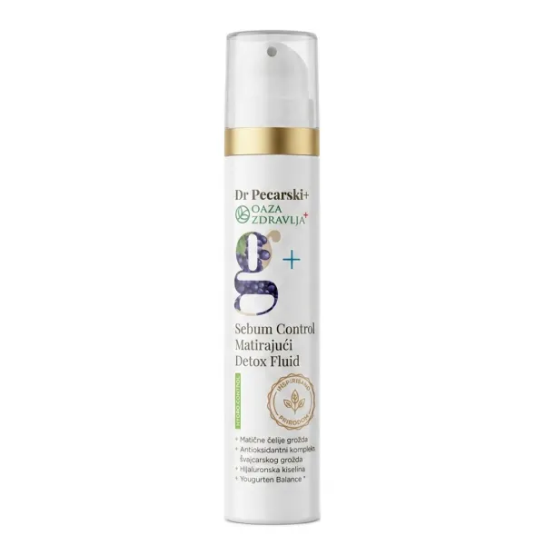 DR PECARSKI+ OAZA ZDRAVLJA SEBUM CONTROL MATIRAJUĆI DETOX FLUID 50ml 