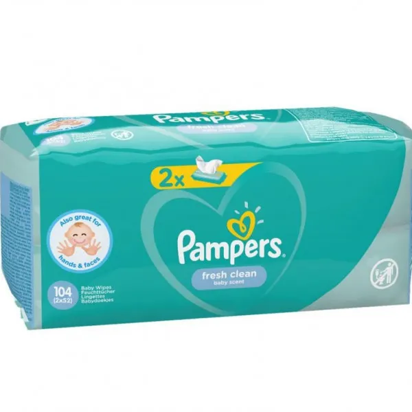 PAMPERS MAR.VL.FRESH CLEAN 2X52 