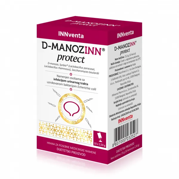 D-MANOZINN PROTECT 10 KESICA PO 2.5G 