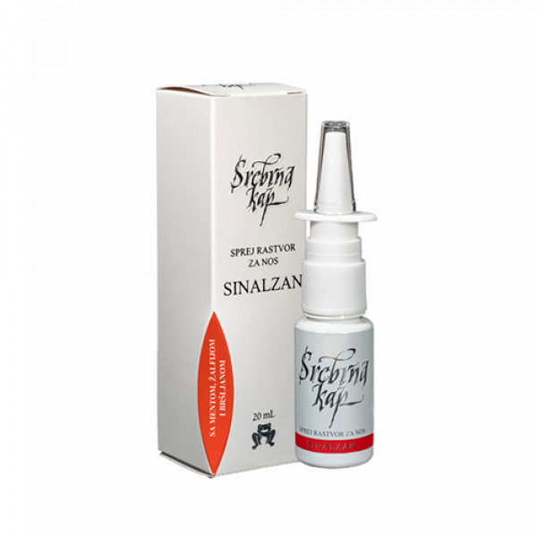 SREBRNA KAP SINALZAN SPREJ ZA NOS 20ML | Oaza zdravlja | Akcija & Cena
