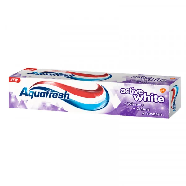 PASTA AQUAFRESH ACTIVE WHITE 125ML 