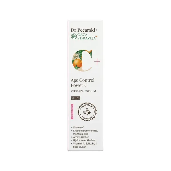 DR PECARSKI+ OAZA ZDRAVLJA AGE CONTROL POWER C SERUM SPF20 30ML 