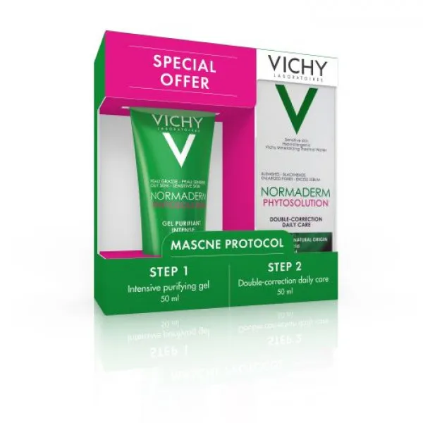 VICHY NORMADERM PHYTOSOLUTION KREMA 50ml+PHYTOSOLUTION GEL 50ml 