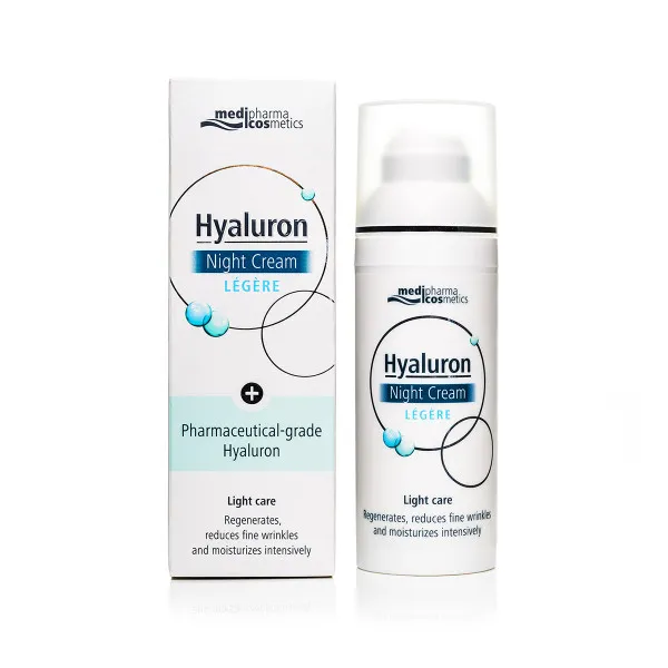 MEDIPHARMA HYALURON NOĆNA KREMA 50 ml 