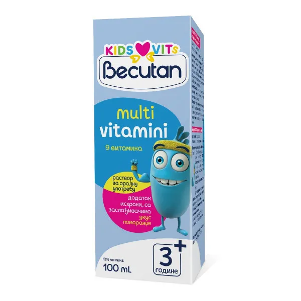 BECUTAN KIDS VITS MULTIVITAMIN SIRUP 100ML 