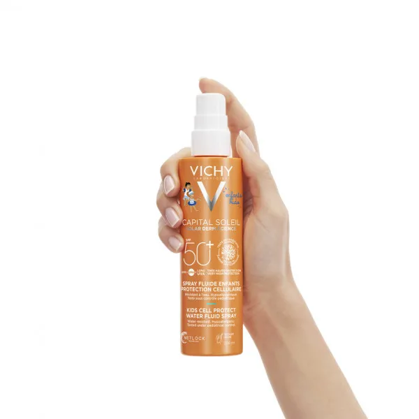 VICHY CAPITAL SOLEIL VODENI FLUID U SPREJU ZA DECU SPF50 200ML