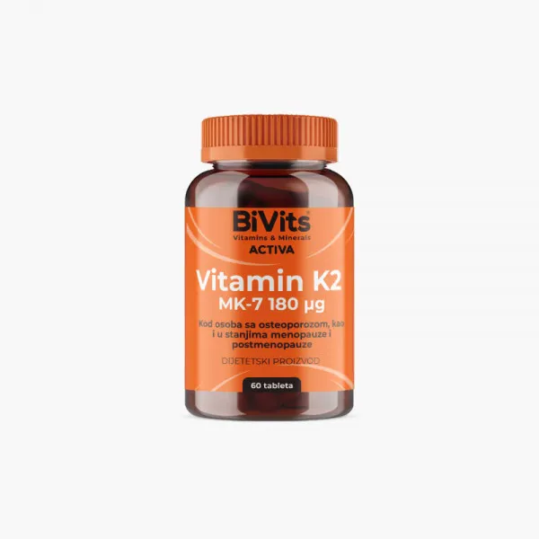 BIVITS ACTIVA VITAMIN K-2 MK7 180mcg   60 tableta 