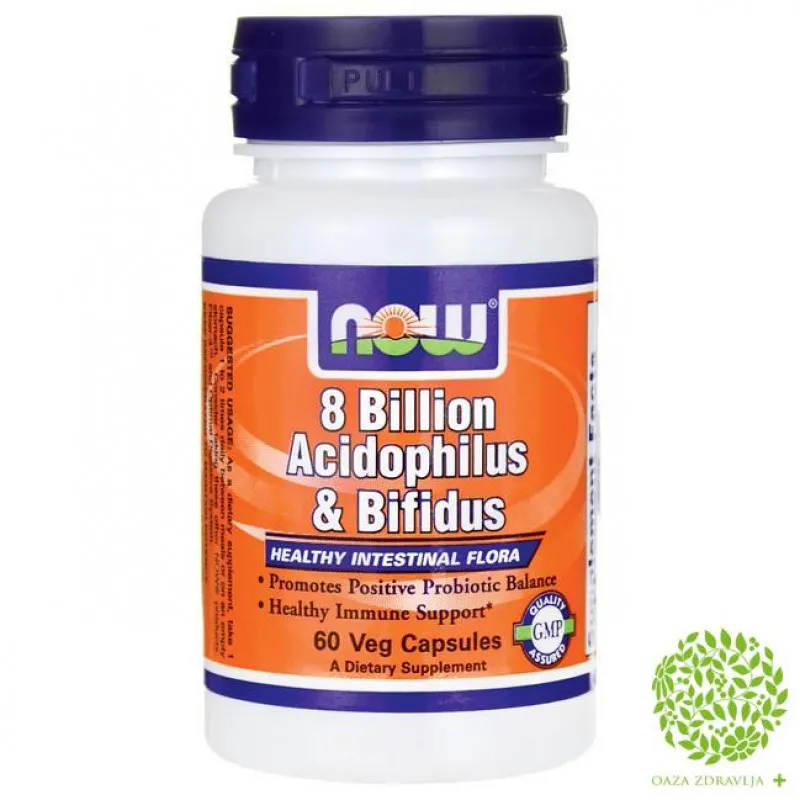 NOW ACIDOPHILUS 8 BILLION 60 kapsula 