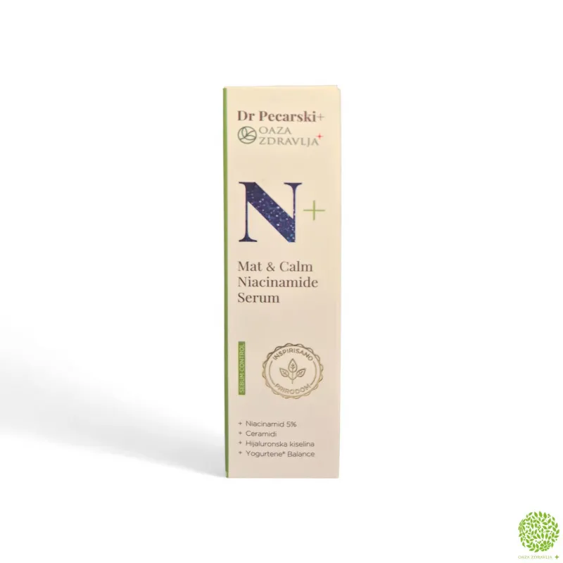 DR PECARSKI+ OAZA ZDRAVLJA MAT&CALM NIACINAMIDE SERUM 30ML 