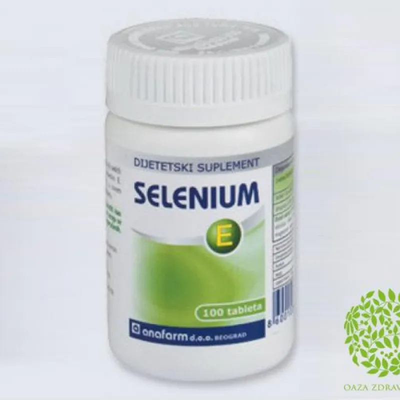 ANAFARM SELENIUM E 100 tableta 