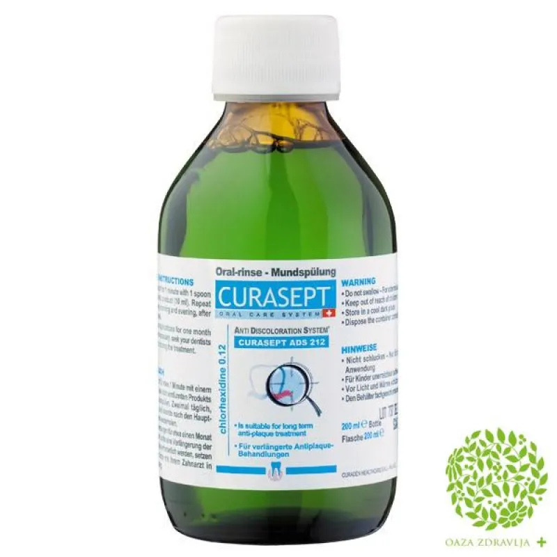 CURASEPT TEČNOST ZA ISPIRANJE ADS212 200 ml 