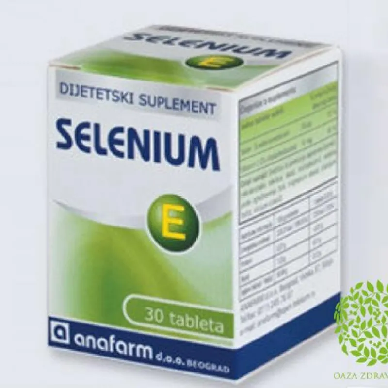ANAFARM SELENIUM E 30 tableta 