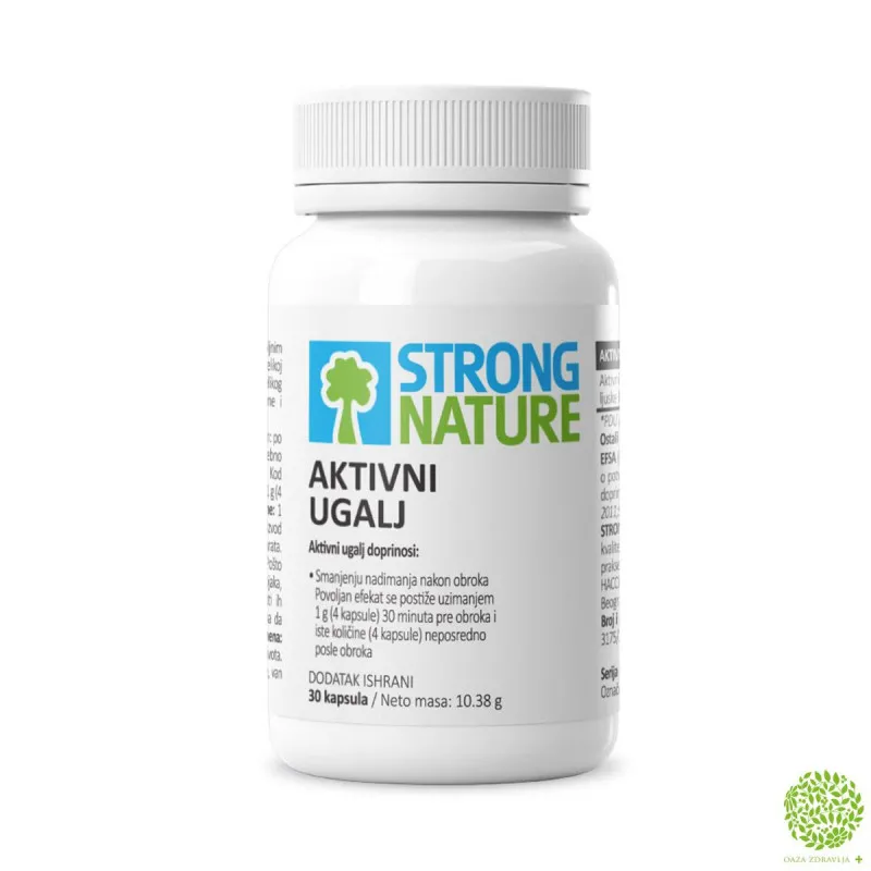 STRONG NATURE AKTIVNI UGALJ 30 kapsula 