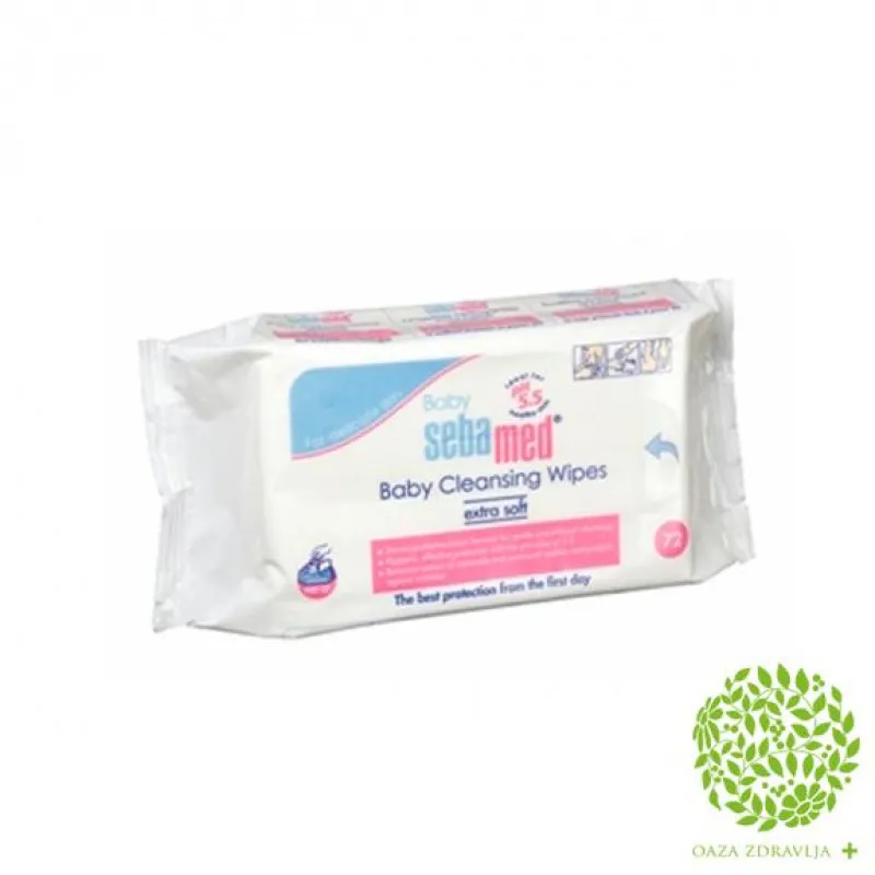 SEBAMED BABY VLAŽNE MARAMICE 72 kom. 