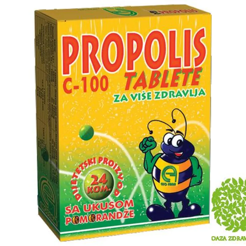 PROPOLIS C -100 BEZ ŠEĆERA 24 patile 