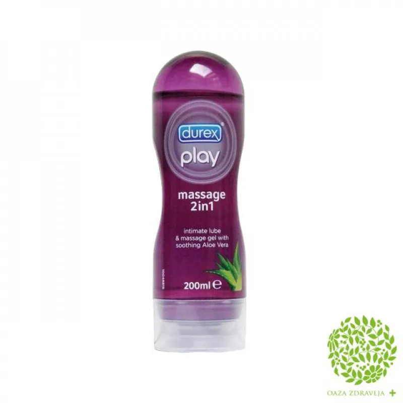 DUREX LUBRIKANT 2IN1 MASSAGE GEL 200ml 