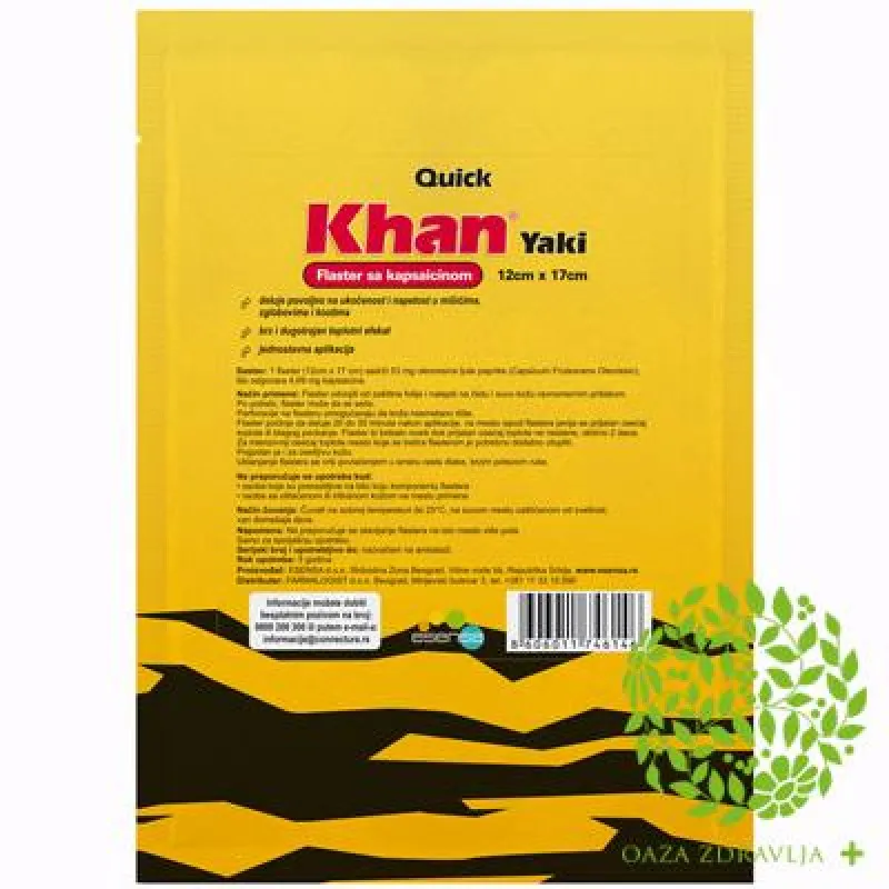 KHAN ANTIREUMATSKI FLASTER 