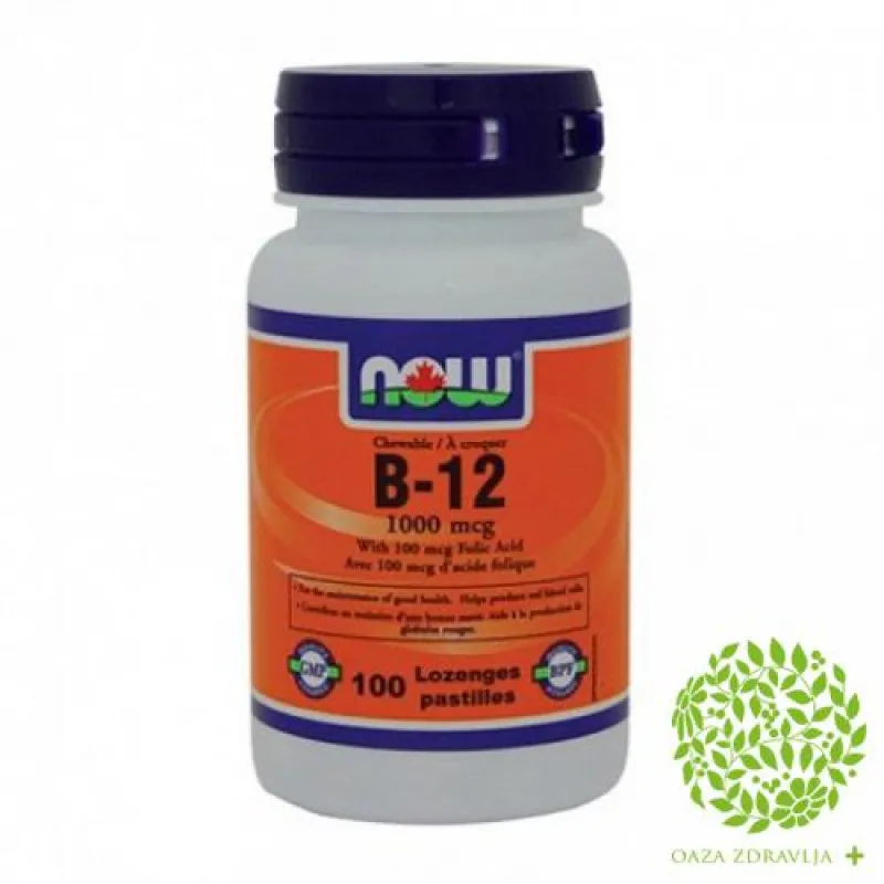 NOW VITAMIN B12 100 tableta