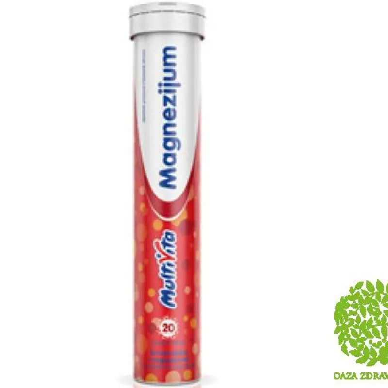 MULTIVITA MAGNEZIJUM 20 šumećih tableta 