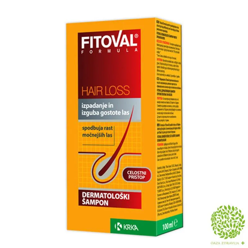 FITOVAL DERMATOLOŠKI ŠAMPON - OPADANJE KOSE 100ml 