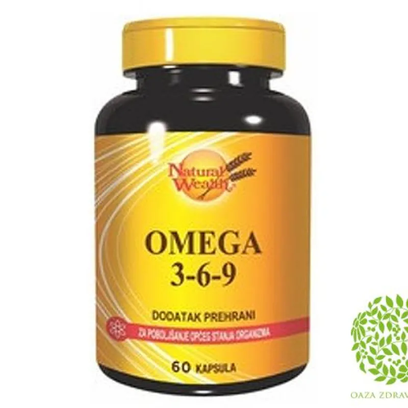 NATURAL WEALTH OMEGA 3-6-9 60 kapsula 