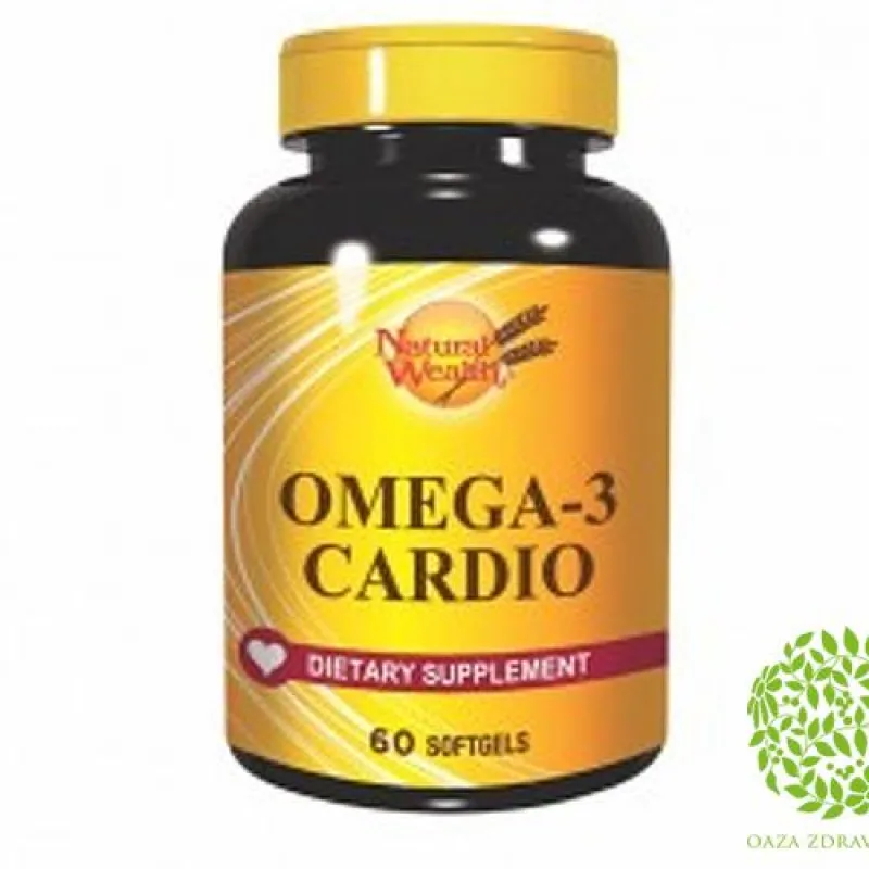 NATURAL WEALTH OMEGA 3 CARDIO 60 kapsula 