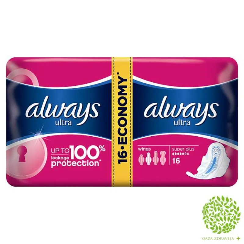 ULOŠCI ALWAYS ULTRA SUPER PLUS 16 kom. 