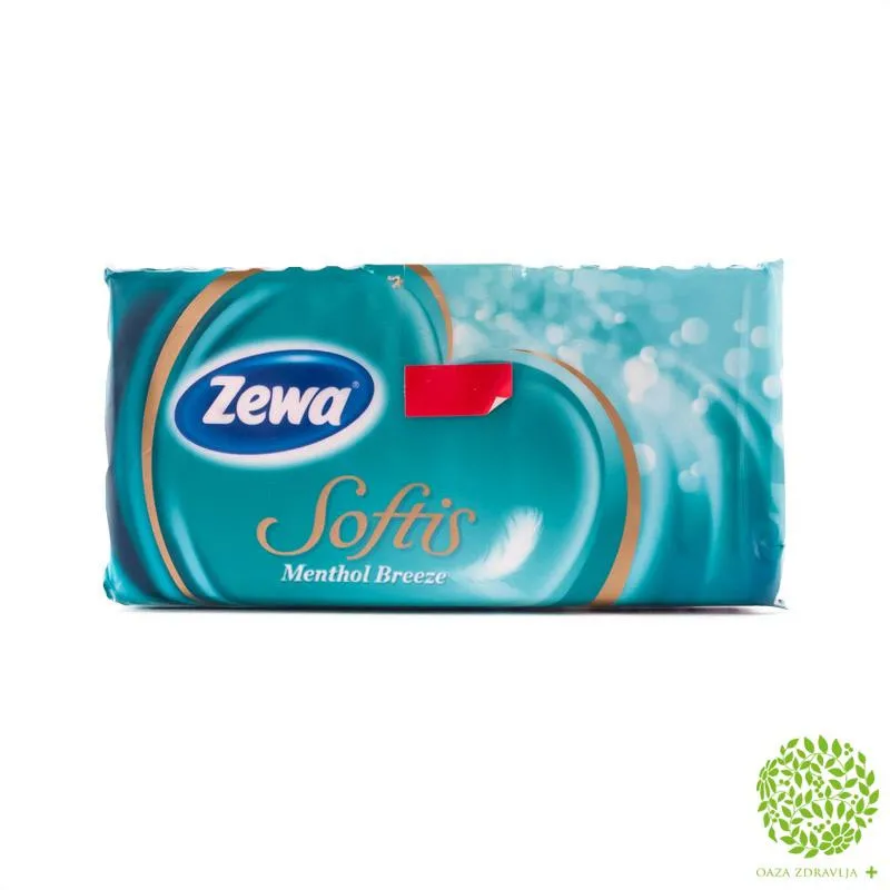 ZEWA PAPIRNE MARAMICE  MENTHOL 