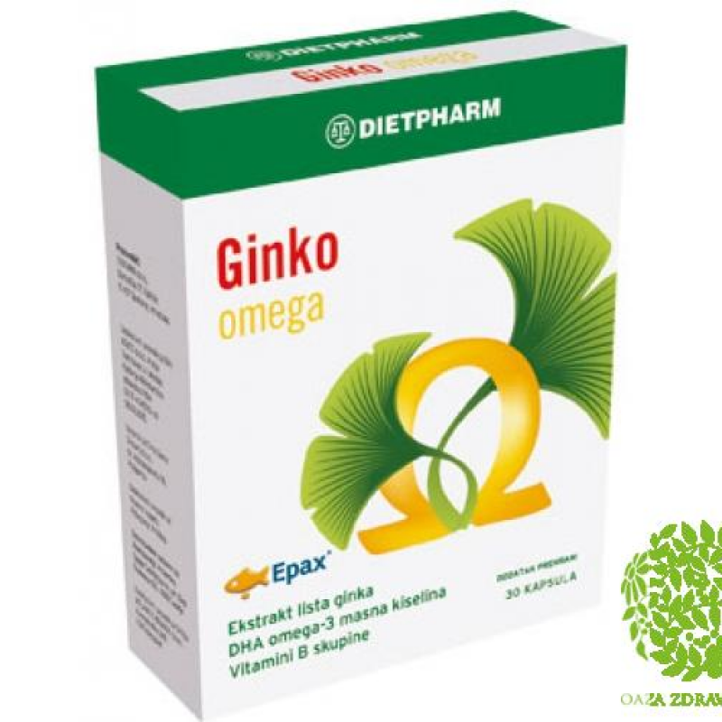 DIETPHARM GINKO OMEGA + B COMPLEX 30 kapsula | Oaza zdravlja | Akcija ...