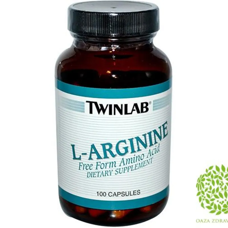 TWINLAB L-ARGININ kapsule 100x500mg 