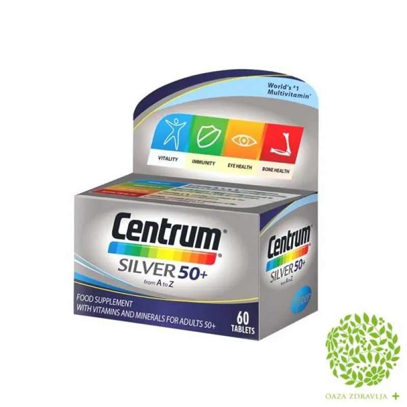CENTRUM LUTEIN SILVER 50+ 60 tableta