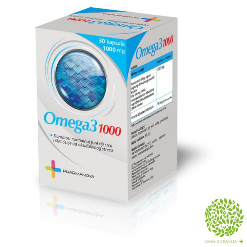 NUTRICEL OMEGA3 kapsule 30x1000mg Oaza zdravlja Akcija & Cena
