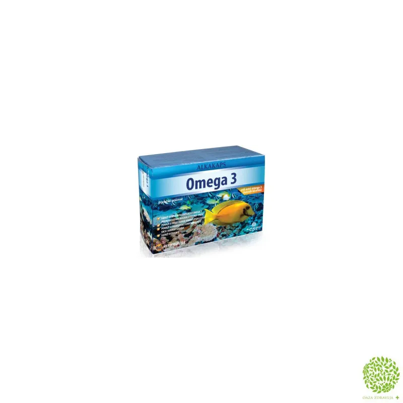 ALKAKAPS OMEGA 3 60 mekih kapsula 